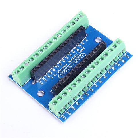 A7-- For Arduino NANO Screw Shield Terminal Expansion Board Terminal Board Adapter IO Electronic Circuit Elektronik Devreler
