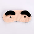 Cute cartoon plush big eye sleep eye mask shading sleep mask eye mask health care 3 types of sleep cotton goggles eye mask