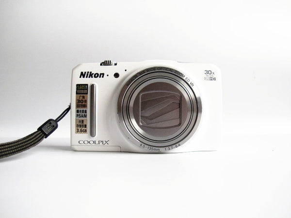 USED Nikon COOLPIX S9700S 16.0 MP Wi-Fi Digital Camera with 30x Zoom NIKKOR Lens, GPS, and Full HD 1080p Video