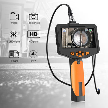 Industrial Endoscope 1080P Inspection Camera for Auto Repair Tool Handheld Waterproof Snake Tube Borescopes Hard Handheld
