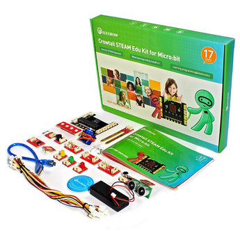 Elecrow Crowtail Micro:bit Learning Programming Kit Electronic DIY Steam Educational Starter Kit for Microbit Makecode Projects