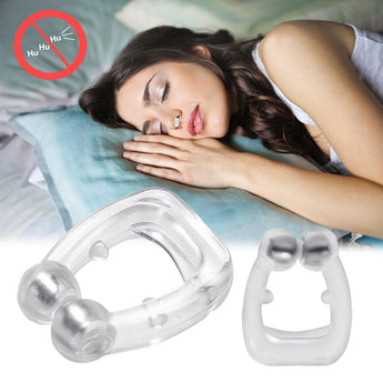 Joylife Health Care Unisex Silicone Magnetic Anti Snore Nose Clip Stop Snoring Sleep Helper Tools Night Device with Case