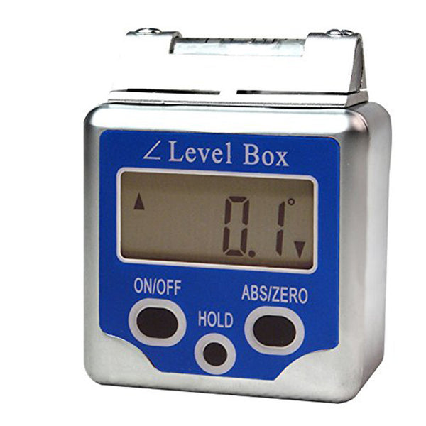 Digital Level Box Angle Gauge Meter Protractor with Strong Disk magnets Level Bubble Digital Inclinometer Digital Bevel Box
