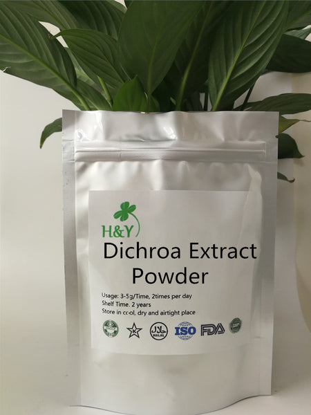 150-1000g Free Shipping Health Supplement Hydrangea Root Extract/Dichroa Febrifuga Extract Powder 20:1 In Stock