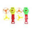 Funny Flying Saucer Watch Launcher With 2 Flying Disc Mini Creative Gift Sport Game Toy Kids Watch Toys Random