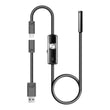 1M 1.5M 5.5mm 7mm Endoscope Camera Flexible IP67 Waterproof Inspection Borescope Camera for Android PC Notebook 6LEDs Adjustable