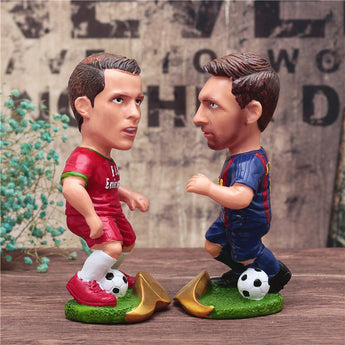 New Footabll Sport Star Cristiano Ronaldo Big Toys Model Messi Action Dolls Figurine Home Decor World Cup Souvenir Kids Gift